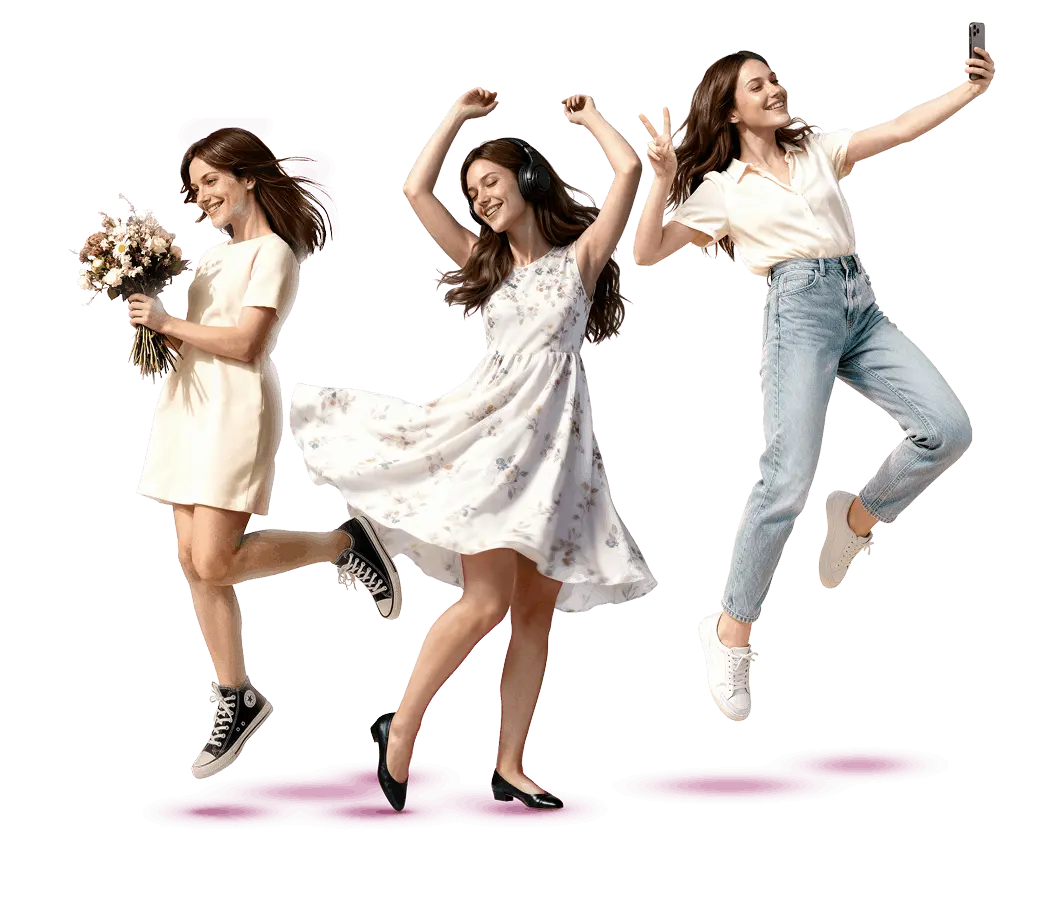 chicas ánimo